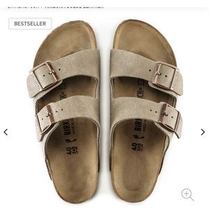 Birkenstock Suede Arizona Taupe 37